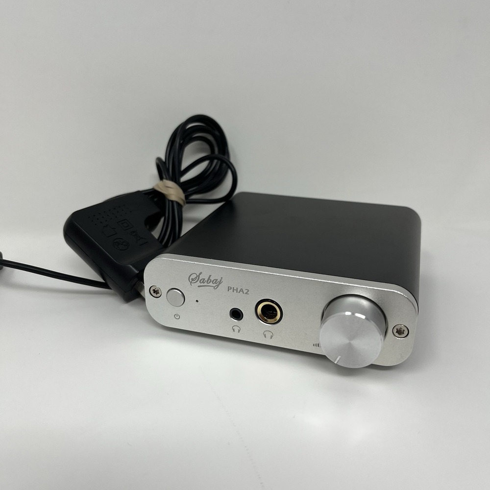 Sabaj PHA2 HiFi Stereo Headphone Amplifier RCA 3.5mm 6.35mm w/ Power Adapter